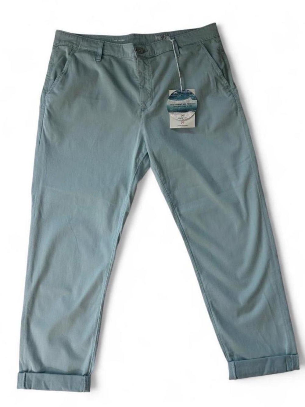 NWT AG Jeans Adriano Goldschmied Caden Tailored Trouser Icy Blue Size 31